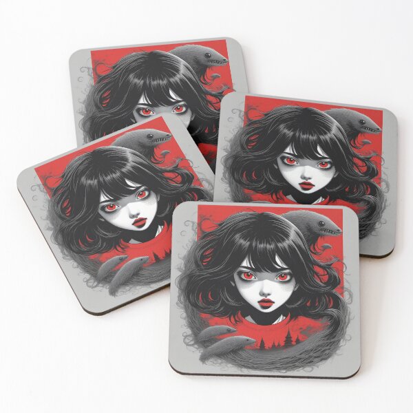Item preview, red eyed girl designed and sold by Luis1555.