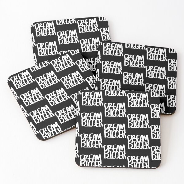 Item preview, Copy of Dream Bigger Handwritten Text Shirt and Laptop Sticker Design by Zeesdesign on Redbubble designed and sold by ZEESDESIGN.