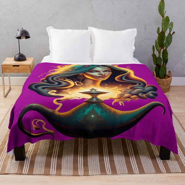Item preview, "Arte de lámpara Mystical Genie: diseño HD sin costuras" designed and sold by CustomiseDesign Art.