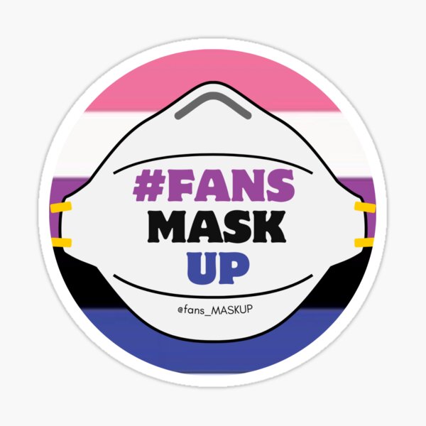Item preview, Fansmaskup genderfluid flag designed and sold by fansmaskup.