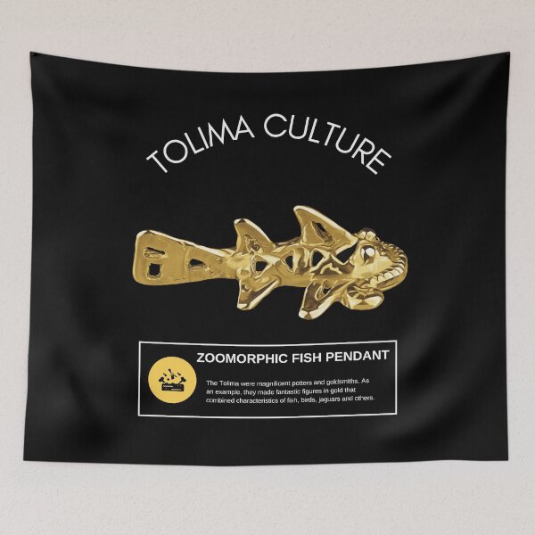 Item preview, Original Illustration of Archaeological Artifact - Tolima Culture - Funerary Archeology - Modern design for Archeology teacher designed and sold by Carola-art.