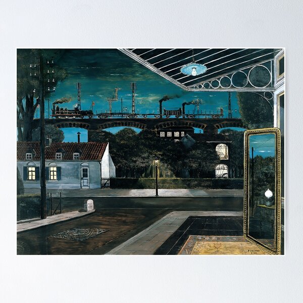 Item preview, The Viaduct (1963), by Paul Delvaux designed and sold by Gabriel S.
