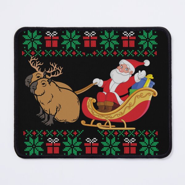 Item preview, Christmas: Capybara - Reindeer Christmas Xmas designed and sold by EmiAndMike.
