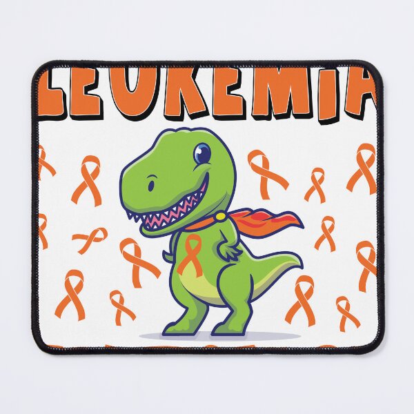 Item preview, Leukemia Dinosaur Orange Ribbon Hematologist Reptile Fossil designed and sold by wanasak.