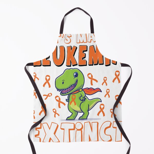 Item preview, Leukemia Dinosaur Orange Ribbon Hematologist Reptile Fossil designed and sold by wanasak.