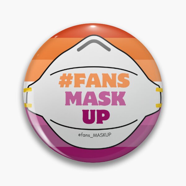 Item preview, Fansmaskup lesbian flag designed and sold by fansmaskup.