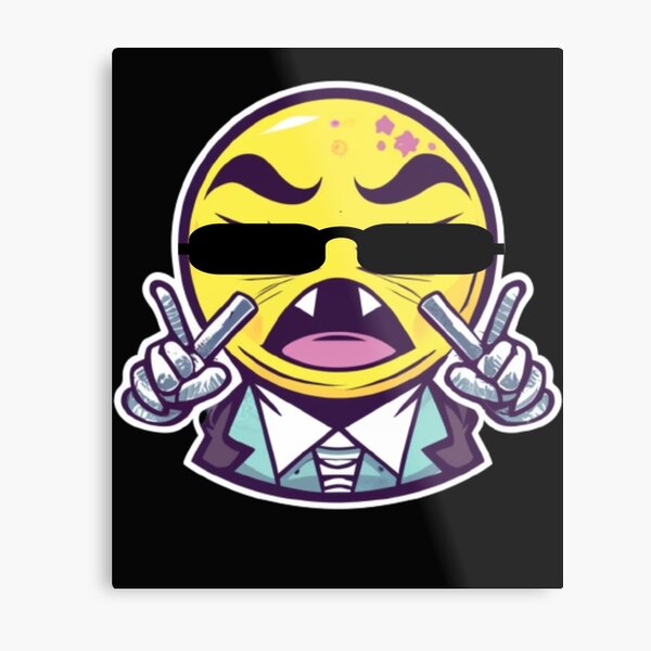 To live is to suffer (Roblox face emoji) Poster for Sale by omibenj