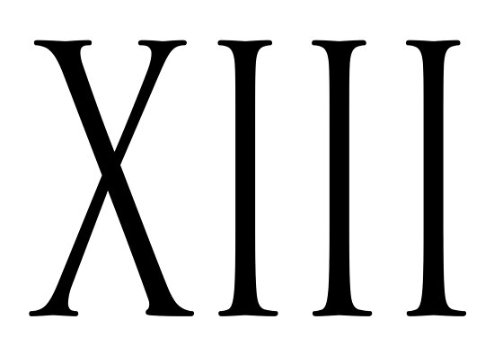 Roman number system