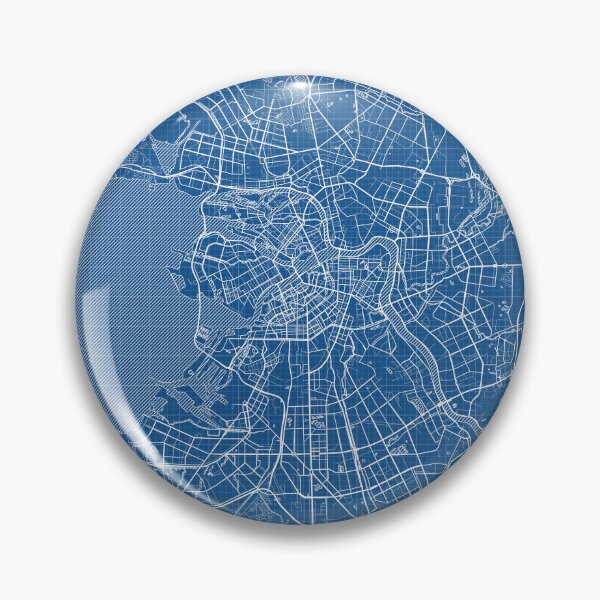 Item preview, Saint Petersburg City Map of Russia - Blueprint designed and sold by deMAP.