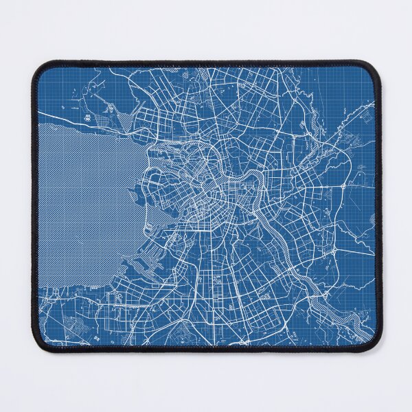 Item preview, Saint Petersburg City Map of Russia - Blueprint designed and sold by deMAP.