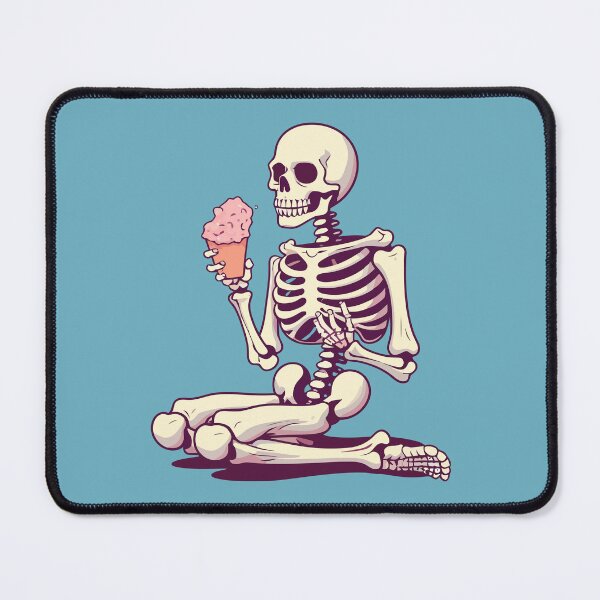 Item preview, Skeleton eating Ice cream designed and sold by Amir Faysal.