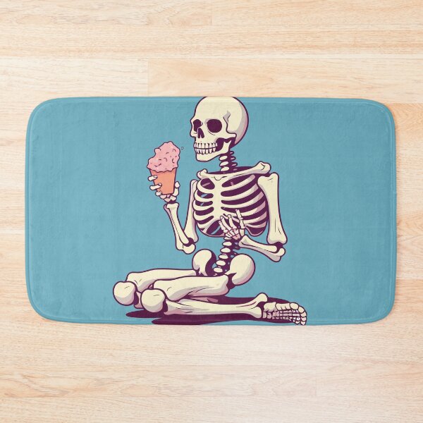 Item preview, Skeleton eating Ice cream designed and sold by Amir Faysal.