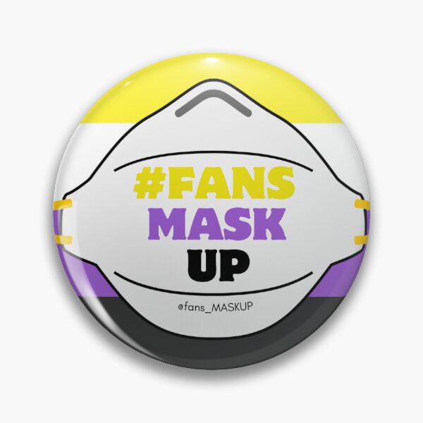 Item preview, Fansmaskup non-binary flag designed and sold by fansmaskup.