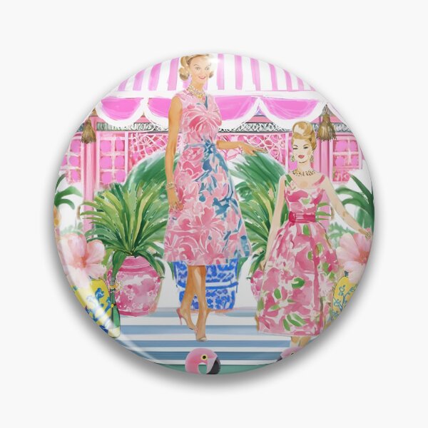 Item preview, Party in pink cabana designed and sold by SophieClimaArt.