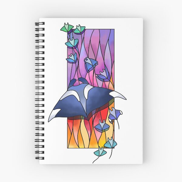 Item preview, Sunset Manta designed and sold by OceanicScribble.