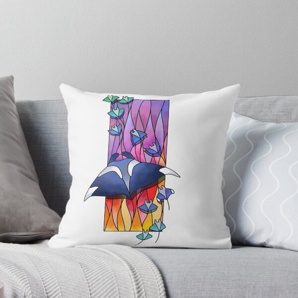 Item preview, Sunset Manta designed and sold by OceanicScribble.