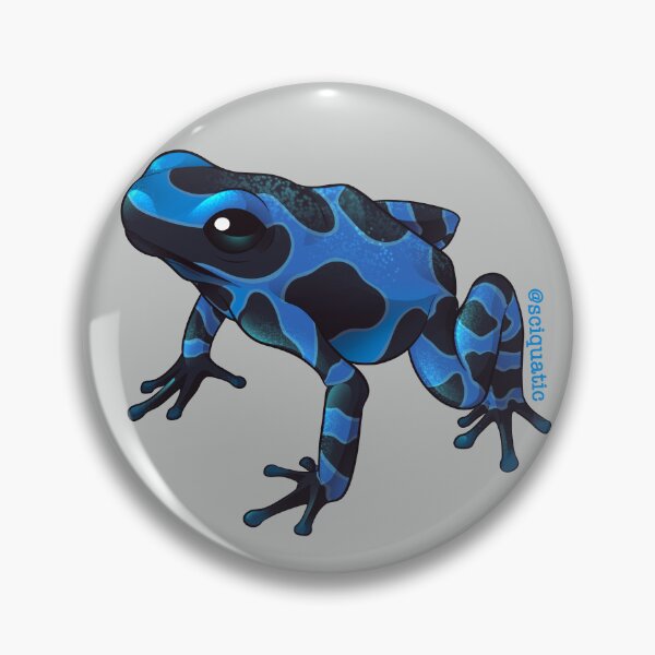 Item preview, Blue & Black Poison Dart Frog designed and sold by Sciquatic-Arts.
