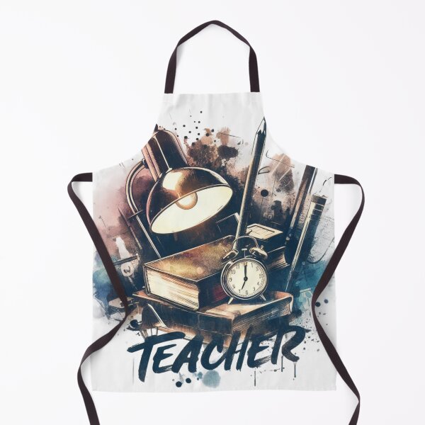 Item preview, Teacher, Books and Lamp Art designed and sold by Faithloveshop.
