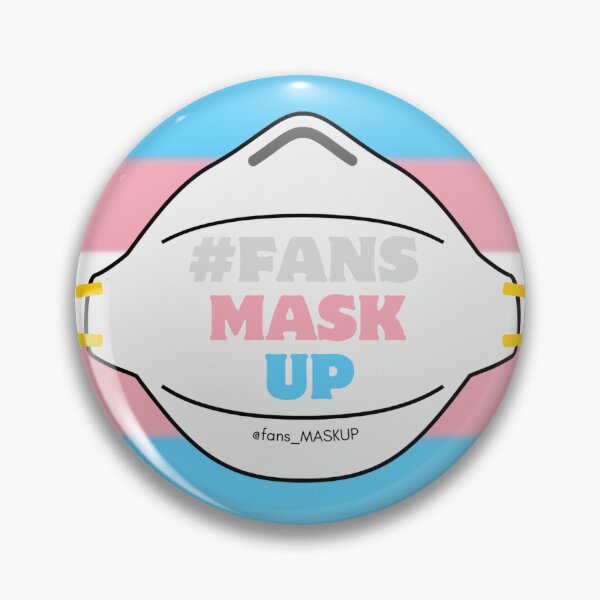 Item preview, Fansmaskup trans flag designed and sold by fansmaskup.