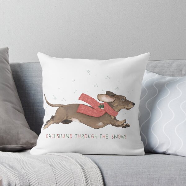 Item preview, Dachshund Through the Snow  designed and sold by lauragraves.