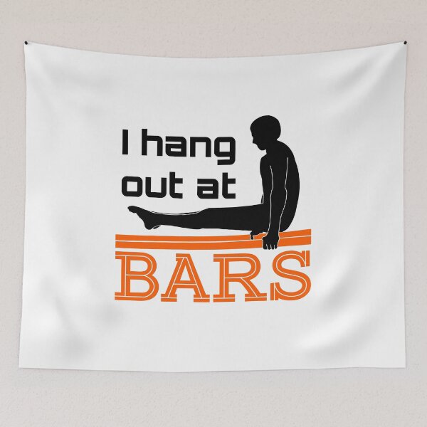 Item preview, I Hang Out at Bars Men Boys Gymnastics designed and sold by jaygo.