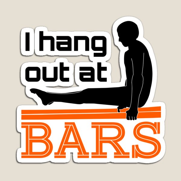 Item preview, I Hang Out at Bars Men Boys Gymnastics designed and sold by jaygo.