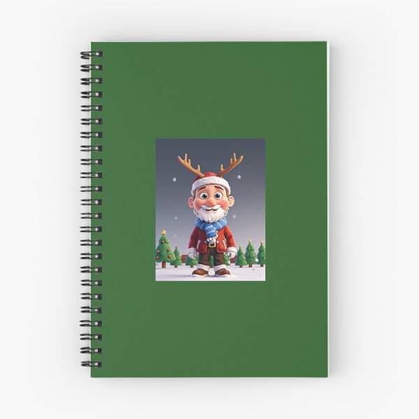 Item preview, Christmas Cartoon Clip Art: Santa, Moose, Snowman, and Cute Kid in 4K designed and sold by Chukszy1.