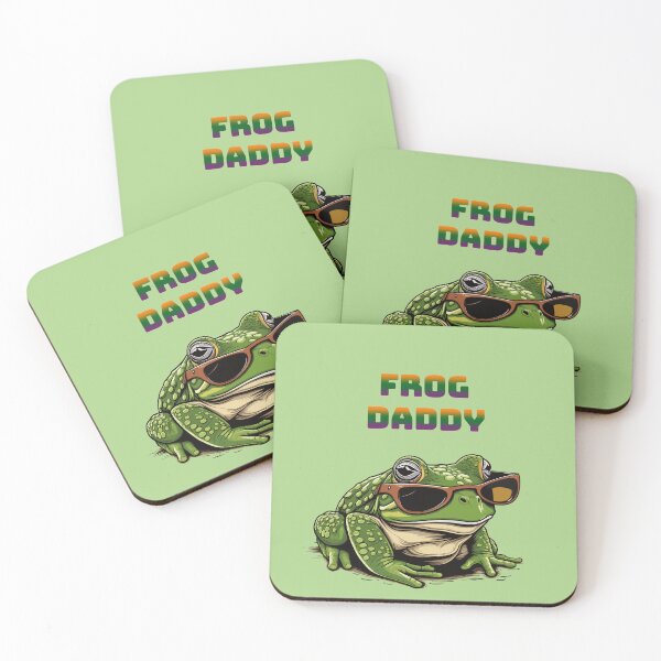 Item preview, Father frog with sunglasses designed and sold by YolaShopOnline.