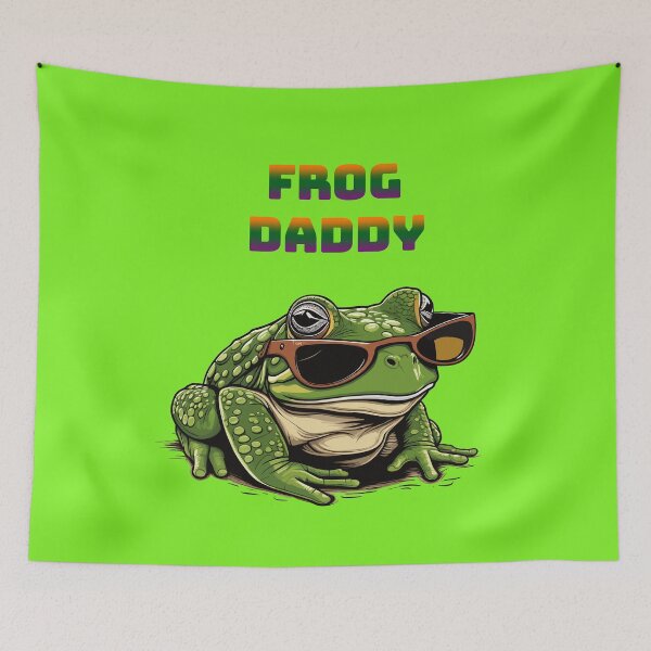 Item preview, Father frog with sunglasses designed and sold by YolaShopOnline.