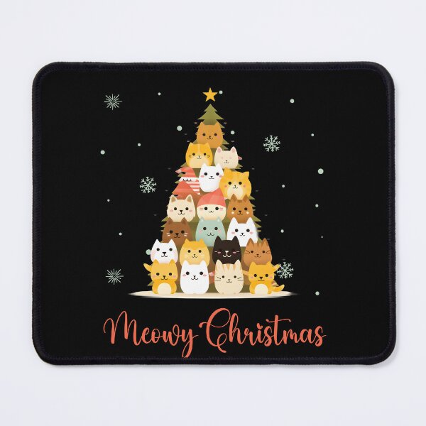 Item preview, Meowy Christmas - Cat Christmas Tree designed and sold by Dominika Bednarska.
