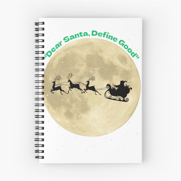 Item preview, "Dear Santa, Define Good"Christmas Night designed and sold by ysogoodsshop.