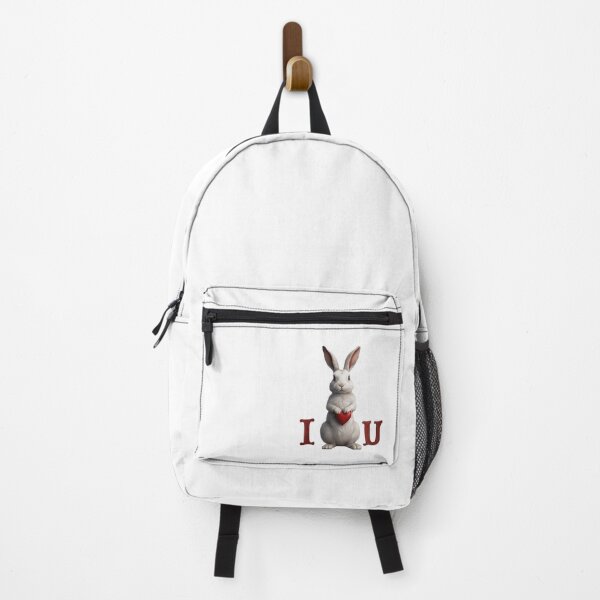 Item preview, Bugs Bunny Rabbit holding Red Pillow Lover Gift Love You designed and sold by MrPanchoStore.