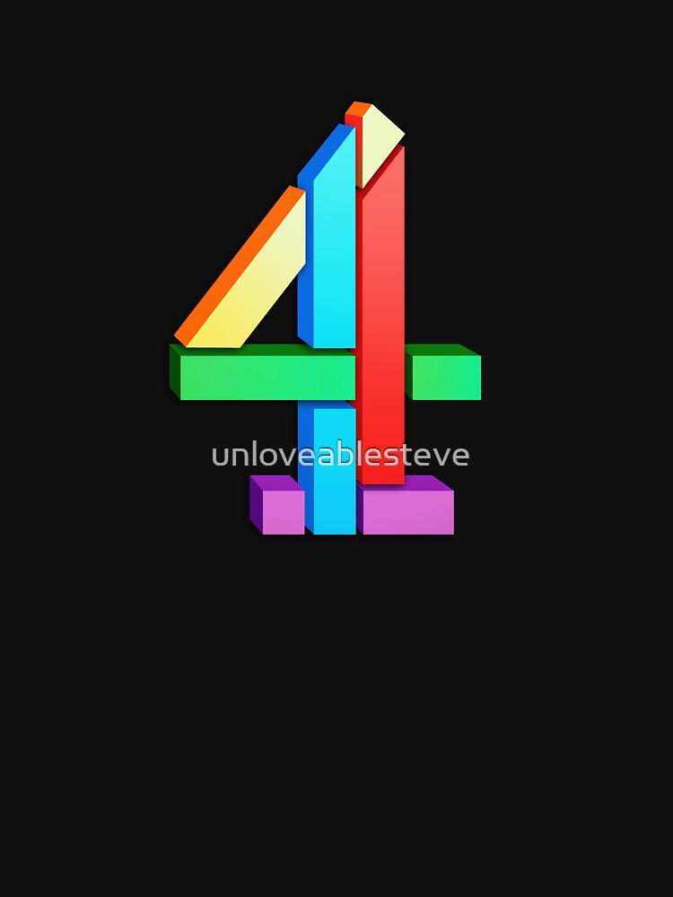 Channel 4 retro logo by unloveablesteve