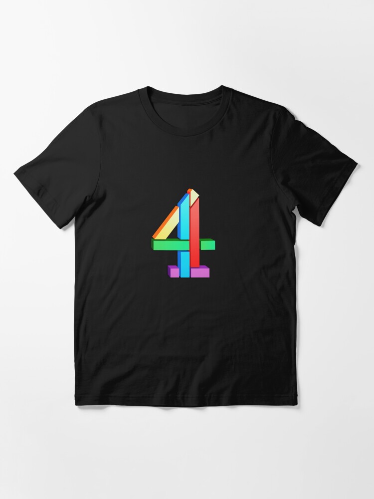 Alternate view of Channel 4 retro logo Essential T-Shirt