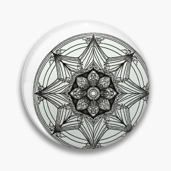 Item preview, Black and white Mandala designed and sold by CuteCreature.