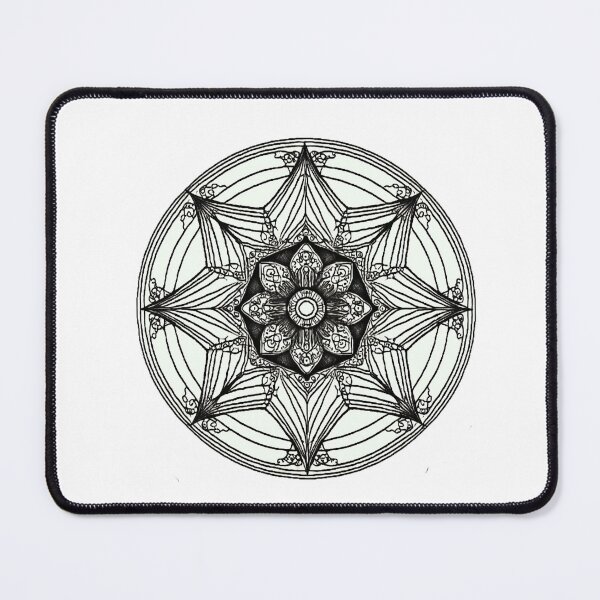 Item preview, Black and white Mandala designed and sold by CuteCreature.