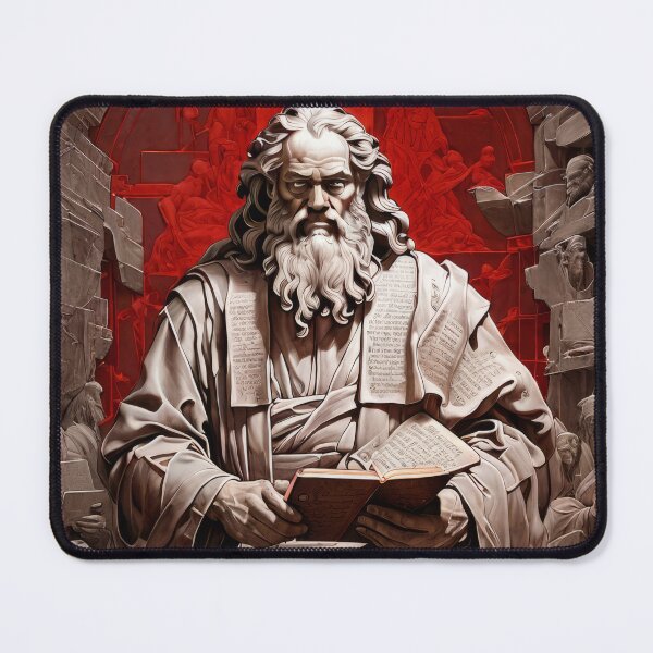 Item preview, Moses - ancient books and biblical cartoon style designed and sold by ROBIN MACGREGOR.
