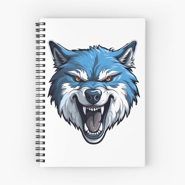 Item preview, Blue WolfDog Angry designed and sold by taujiart.