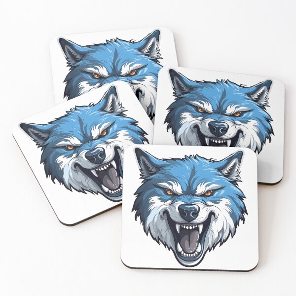 Item preview, Blue WolfDog Angry designed and sold by taujiart.