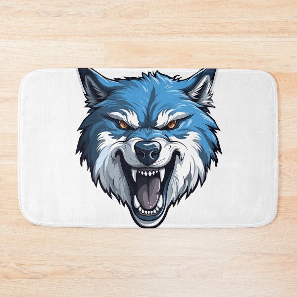 Item preview, Blue WolfDog Angry designed and sold by taujiart.