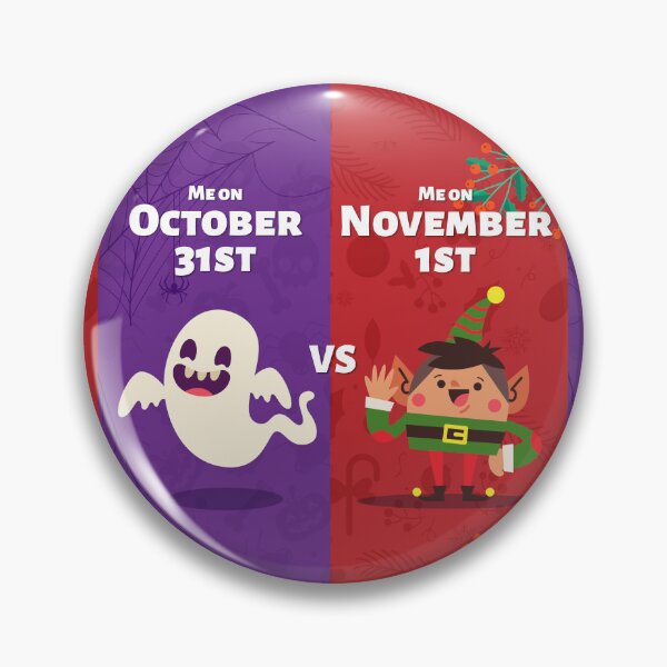 Item preview, Me on October 31st vs Me on November 1st designed and sold by MelTay21.