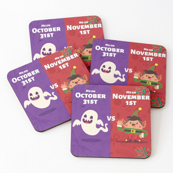 Item preview, Me on October 31st vs Me on November 1st designed and sold by MelTay21.