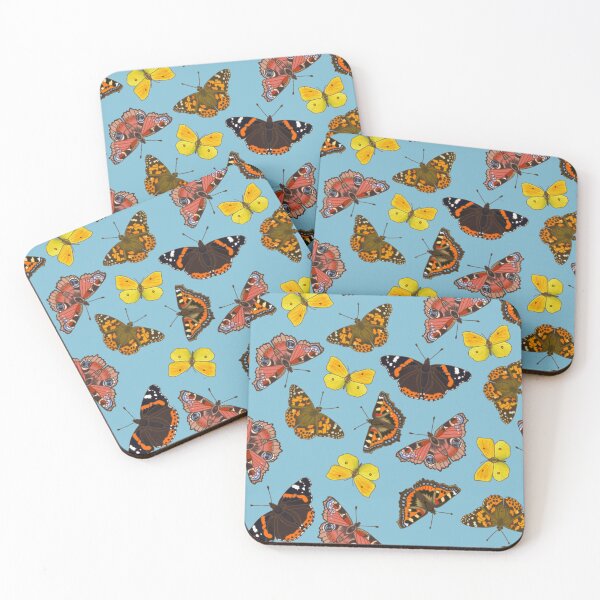 Item preview, Butterflies on sky blue designed and sold by stillebille.