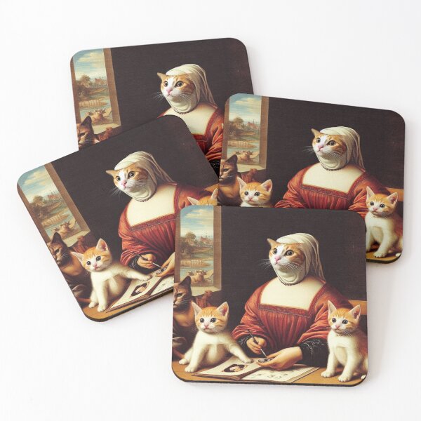 Item preview, Cats of Renaissance designed and sold by SugarInk.