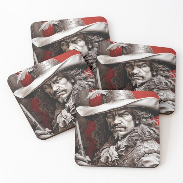 Item preview, Musketeer cartoon style designed and sold by ROBIN MACGREGOR.