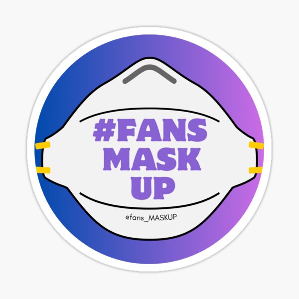 Item preview, Fansmaskup blue purple designed and sold by fansmaskup.