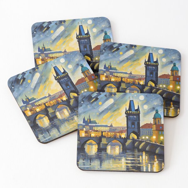 Item preview, Starry Night Prague designed and sold by travelwitheric.