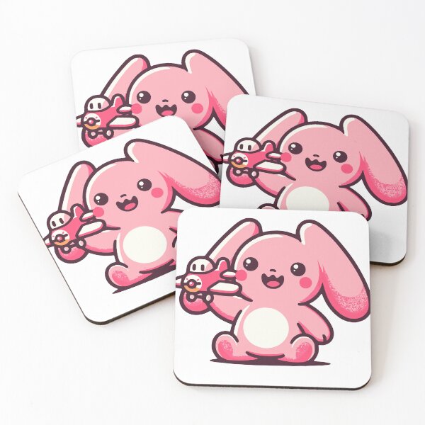 Item preview, CUTE PINK BUNNY BABY KAIJU designed and sold by HYPeR-NaTUrE.