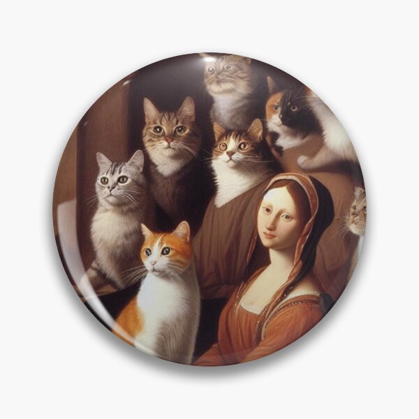 Item preview, Cats of Renaissance designed and sold by SugarInk.