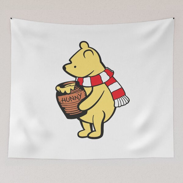Item preview, Christmas Winnie the Pooh with Pot of Honey designed and sold by Cristina Galerina.